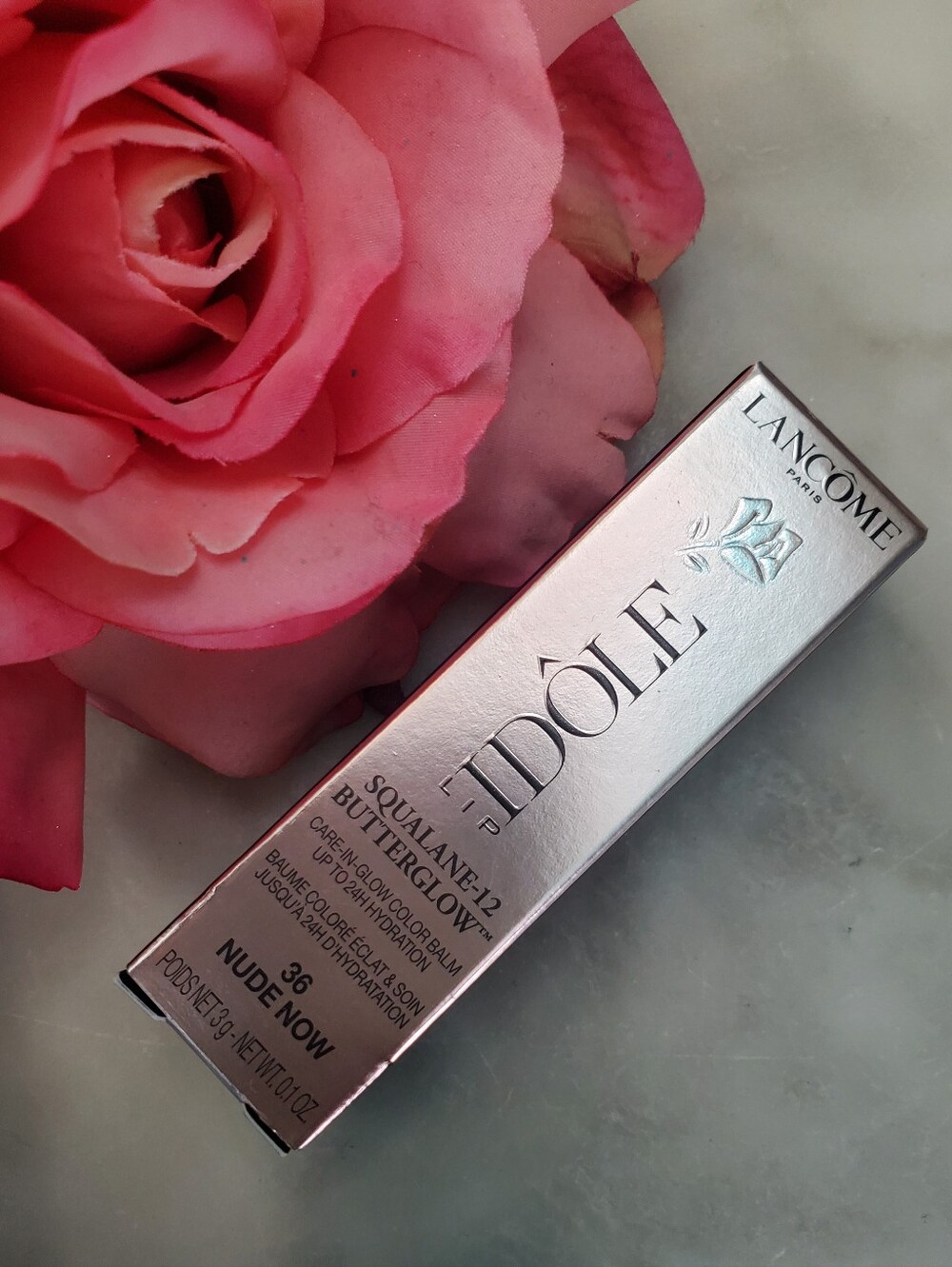 Lancome Nude Now Butterglow Plumping Tinted Lip Butter Balm - Cool Tone Pink - Picture 11 of 15